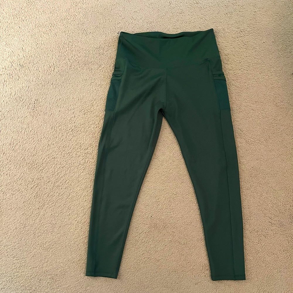 Army green leggings